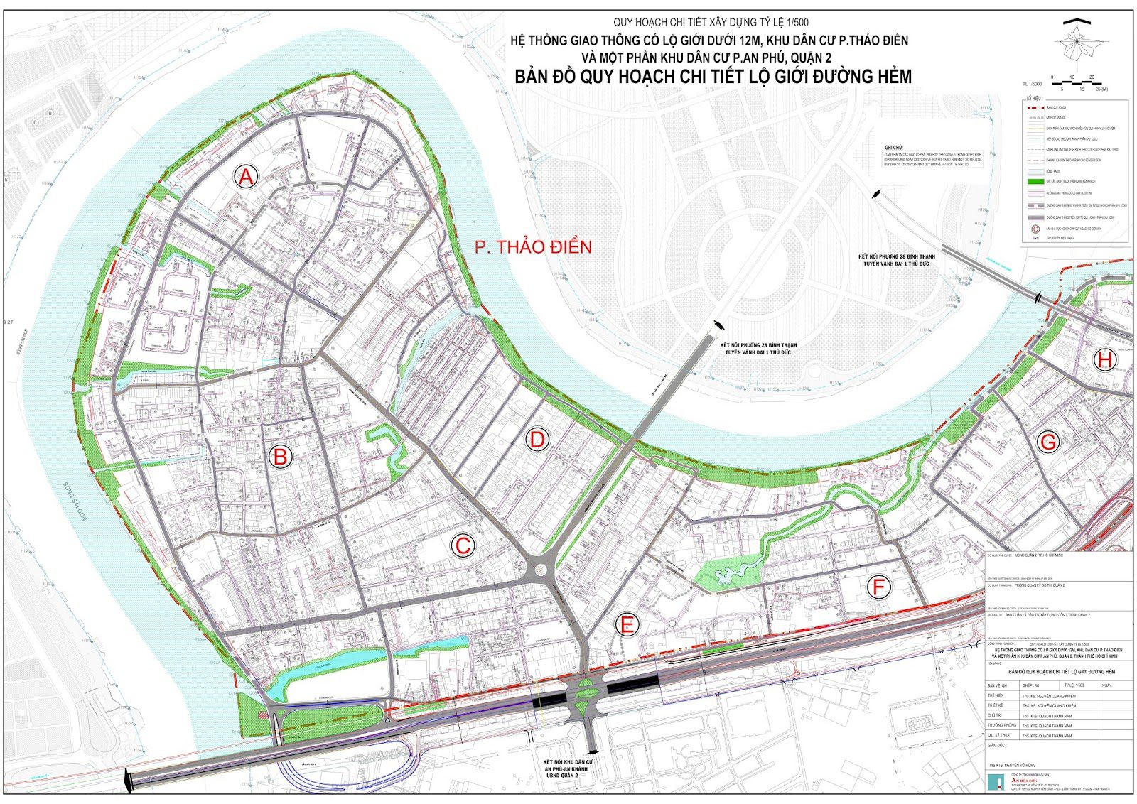 Map of Thao Dien neighborhood in District 2, Ho Chi Minh City — the most popular area for foreign property buyers